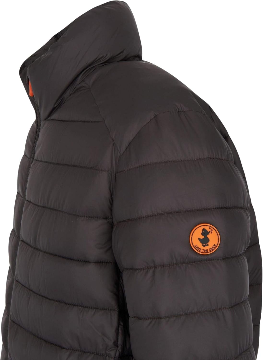 Save The Duck Men's Puffer Jacket Brown Black XL - Image 3