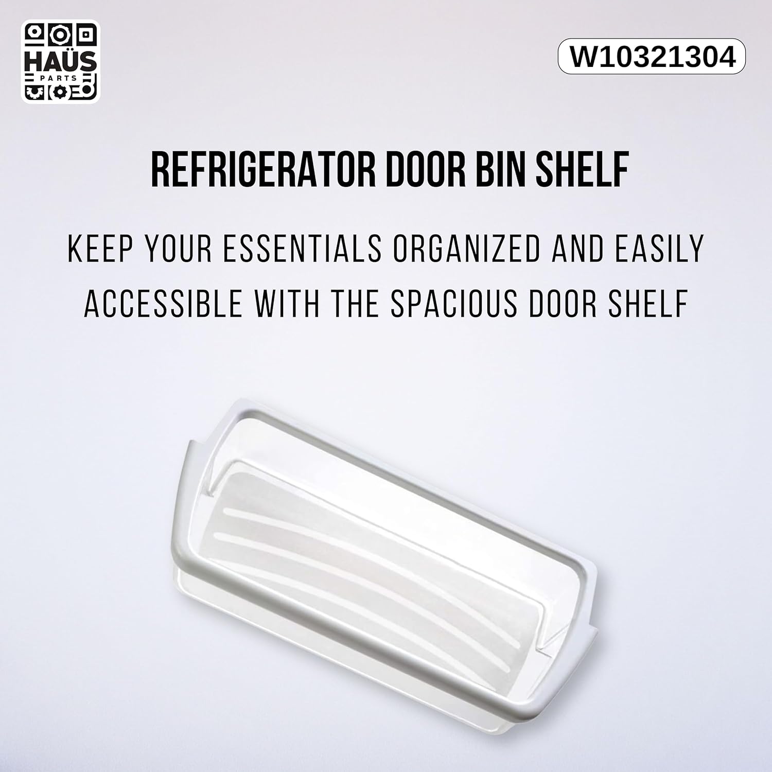 W10321304 Refrigerator Door Shelf Bin Compatible with Whirlpool Kenmore Maytag – Replaces WRS325FDAB02, AP601947, WRS325FDAM01, WRS325FDAM02, WRS325FDAM04, ED5FVGXWS07 (3)