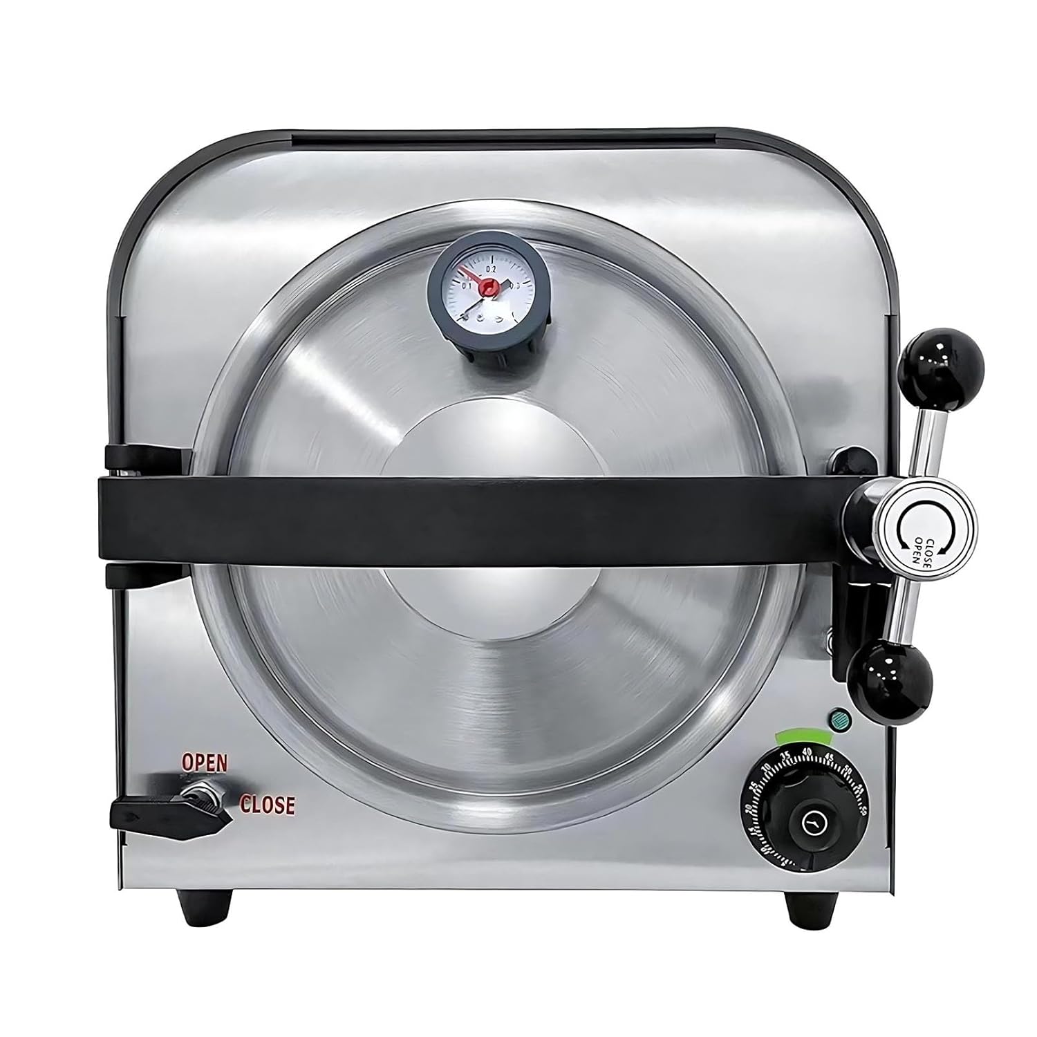 Autoclave Machine 14L Steam Sterilizer 110V 900W, High Temperature Lab Equipment with 3 Trays, Stainless Steel 304 Pressure Sterilizing Device for Professional Tools