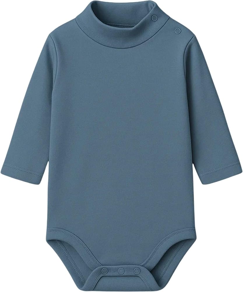 BABIDU Body Neonato Manica Lunga 100% Cotone con Colletto Prato con Pizzo, Body Neonato Realizzato in Morbido Tessuto Anallergico e Traspirante, Abbigliamento Unisex Neonato e Bambina, Prima Indossata