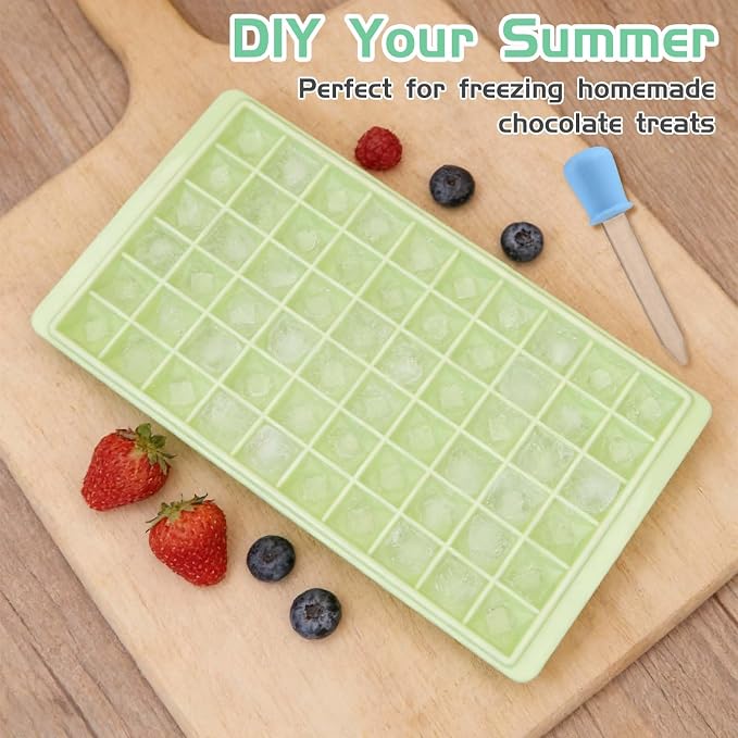 Set de 4 moldes para hielo mini multicolor miniatura 6