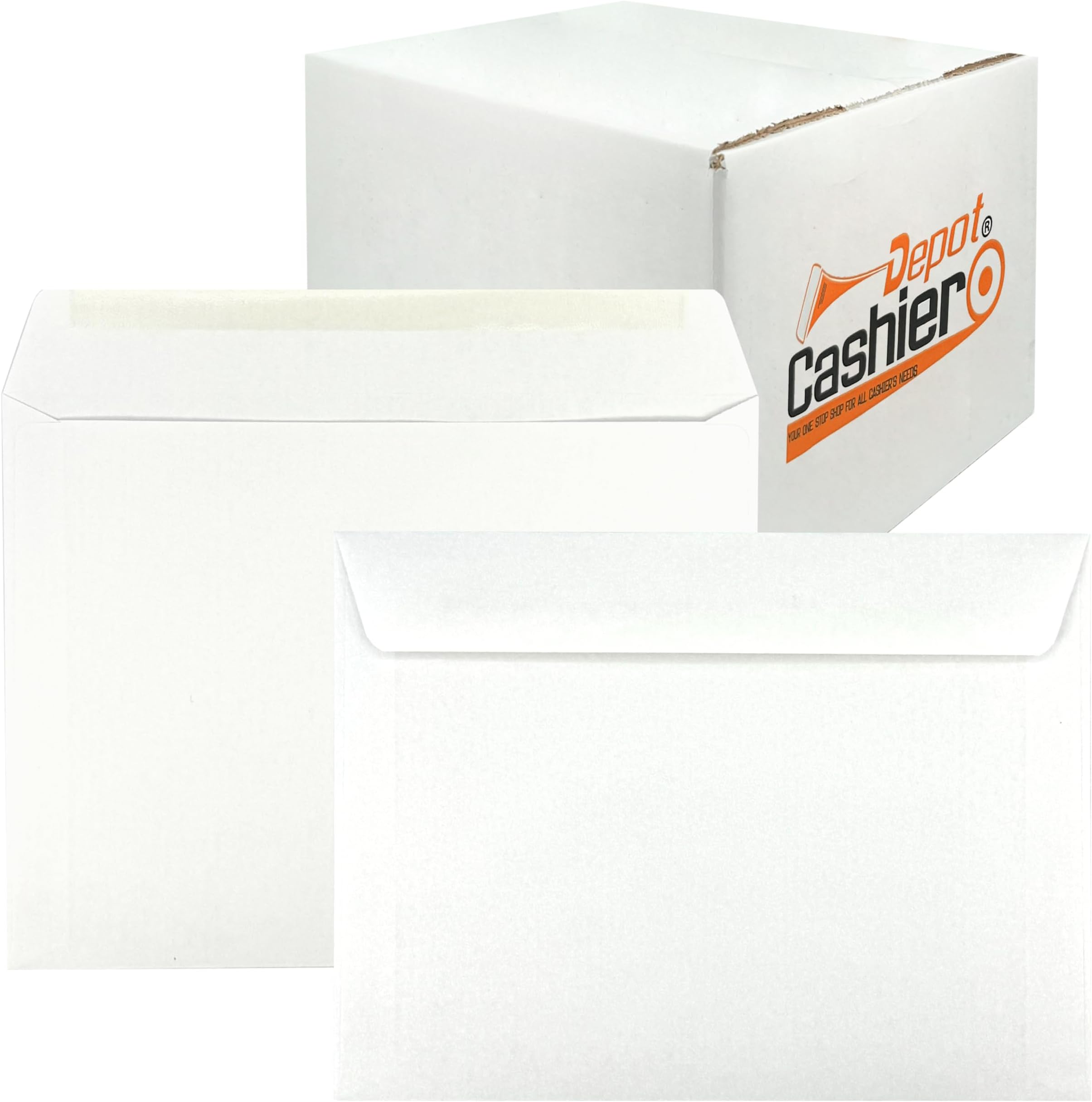 150 Cashier Depot 9" x 12" Booklet Envelopes (Open Side