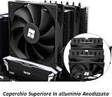 TR Phantom Spirit 120 SE BLACK CPU,Refroidisseur de processeur à 7 caloducs,Deux ventilateurs PWM de 120mm, Technologie AGHP 4.0, pour AM4/AM5 - 7