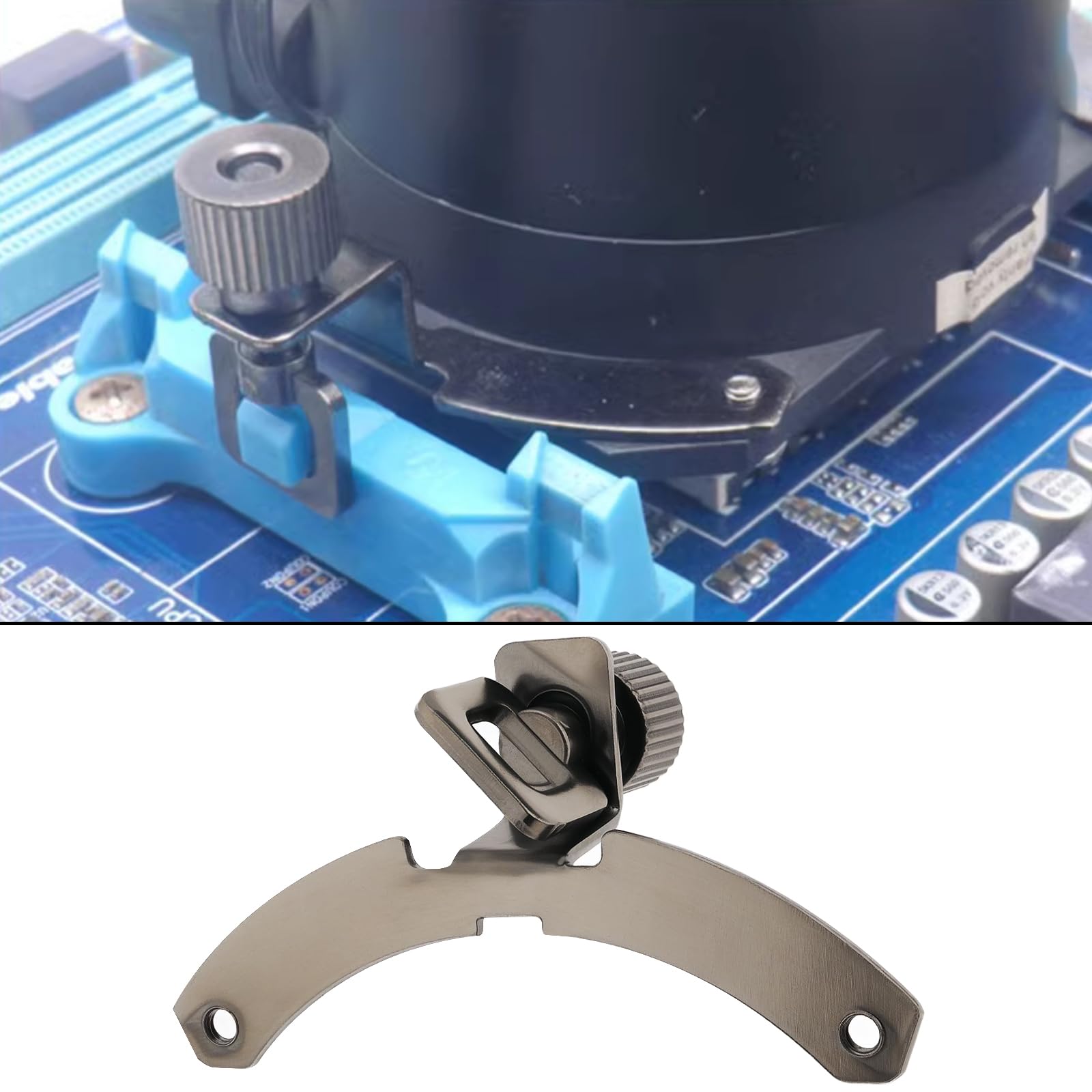 2X Staffa di Montaggio con Fibbia di Fissaggio per CPU del Computer Compatibile con Cooler Master B120 240 360 AMD AM4 CPU Holder Clips