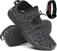 Tenis Masculino Esportivo Para Caminhada + Relogio Esporte