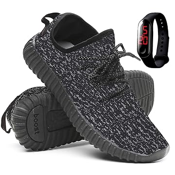 Tenis Masculino Esportivo Para Caminhada + Relogio Esporte