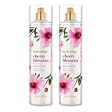 Bodycology Long-Lasting Fragrance Body Mist, Cherry Blossom, 8 fl oz (Pack of 2)