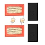 BXparts 2 Pack Air Filter Kit For PowerSmart DB2322S 196cc Lawn Mower