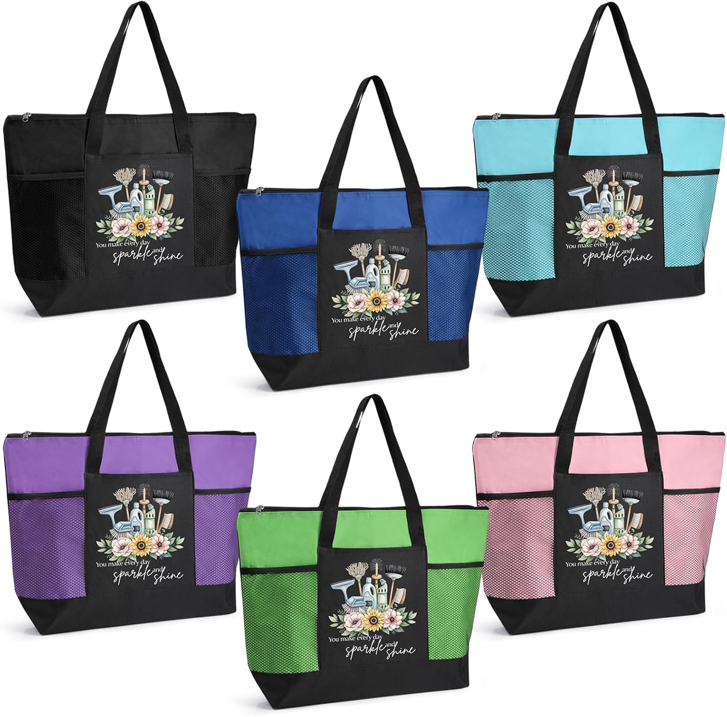 6 Pcs Housekeeping Week Gift Bulk, Housekeeper Appreciation Tote Bag