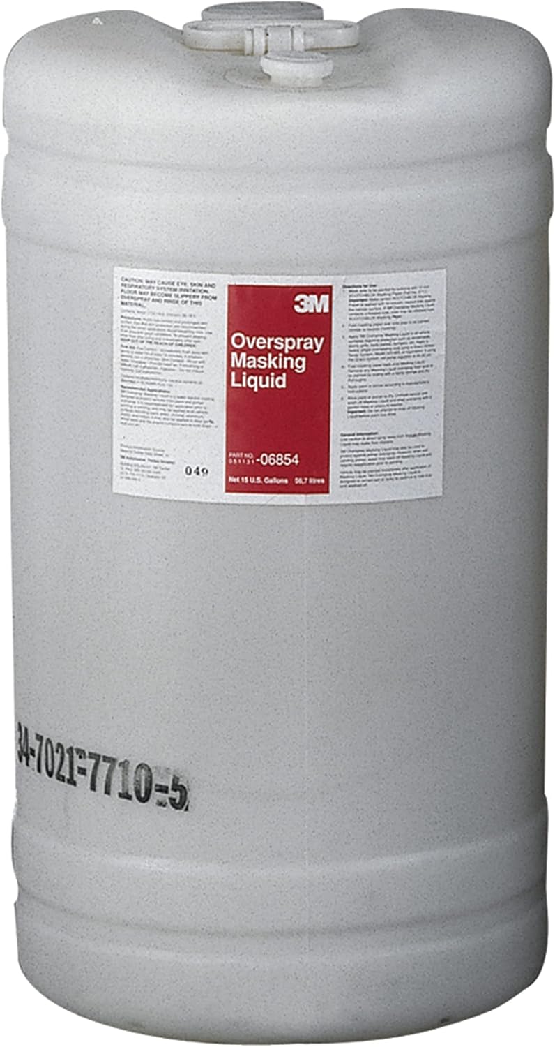 3M Overspray Masking Liquid, 06854, 15 Gallon, 1 per case