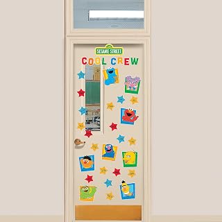 24 1/2" x 16" Sesame Street Classroom Door Decorating Kit - 5 Pc.