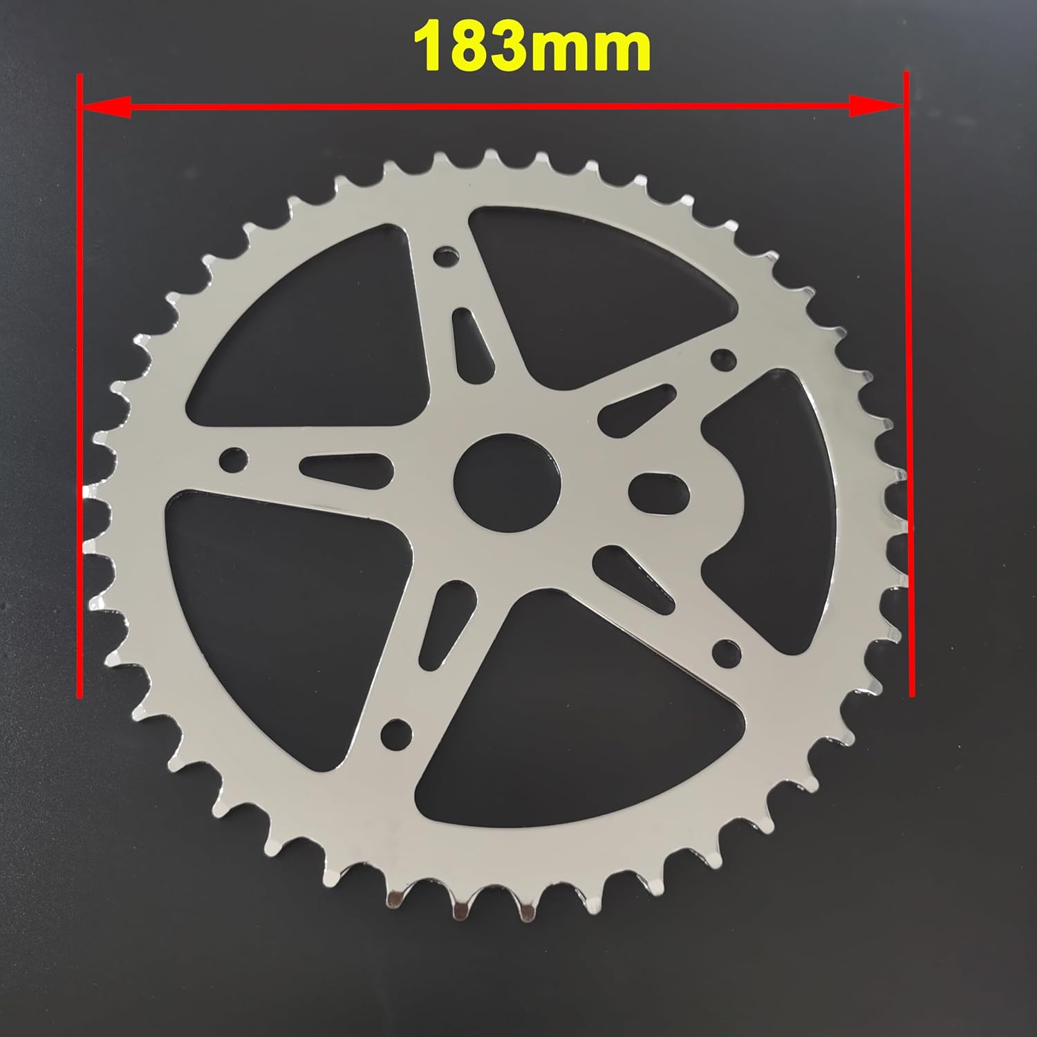 2”Cup Wide Pedal Crank Kit, One-Piece Crank, for 2- Stroke Motor,Gas Motorized Bicycle 48cc/66cc/80cc