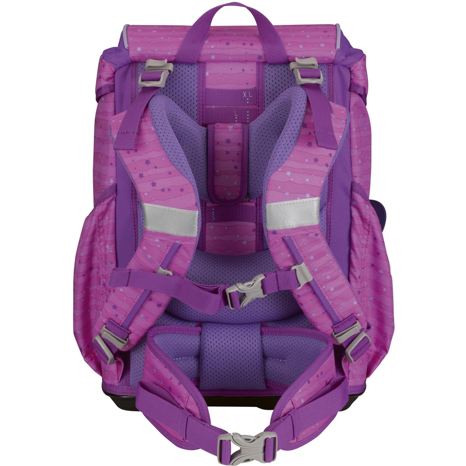 DerDieDas Schulranzen ErgoFlex Light Set 6-teilig Purple Unicorn pink