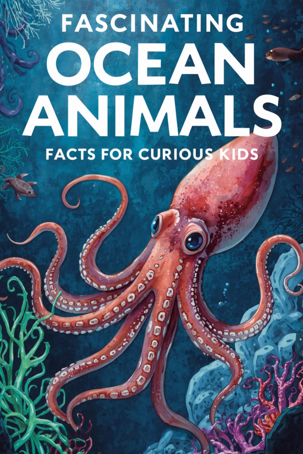 Fascinating Ocean Animals Facts For Curious Kids: 100 Fun Trivia Questions and Surprising Answers About Marine Life and Sea Creatures. Great for Boys and Girls Ages 8-12