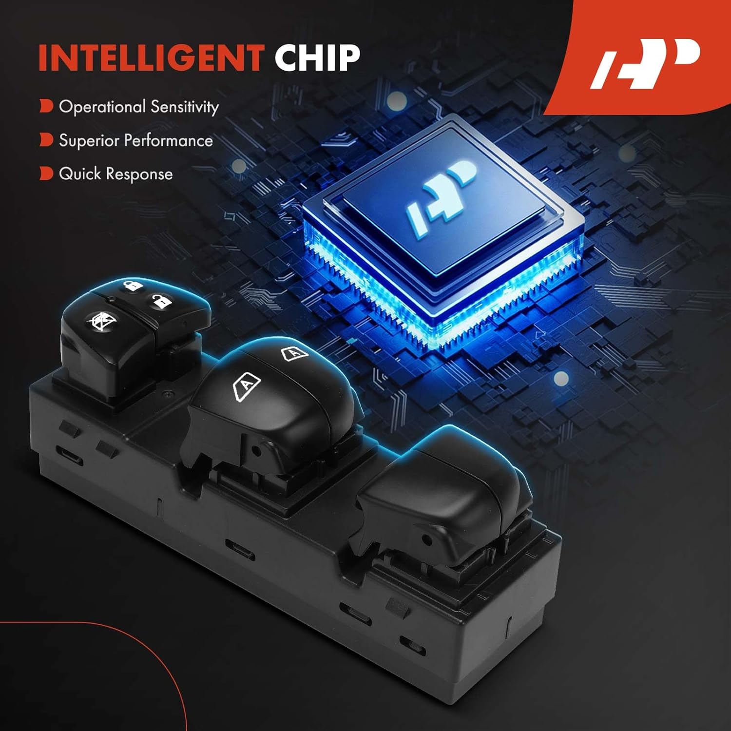 A-Premium Driver Side Master Power Window Switch Compatible with Nissan Murano 2015-2022