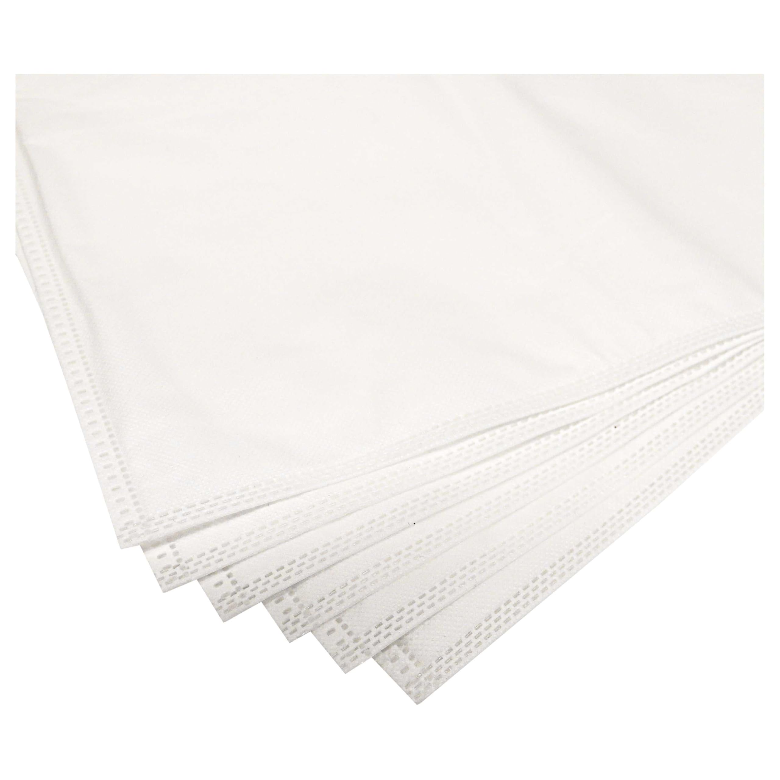 vhbw 20x bolsa reemplaza Numatic NVM-3BH para aspiradora - vellón micro, 64 cm x 54 cm blanco