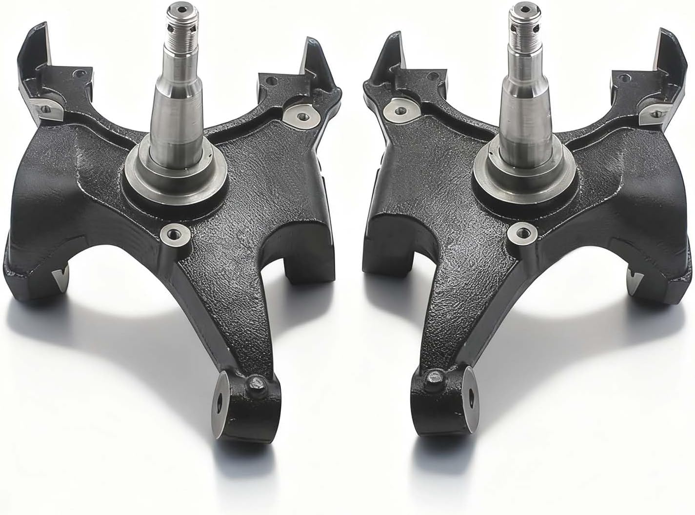 2" Drop Spindles, Front Lowering Knuckle Kit Compatible with 1988-1998 Chevy Silverado C1500 C2500 GMC Sierra Yukon 2WD, # M0117K17-1, M0117K17-2