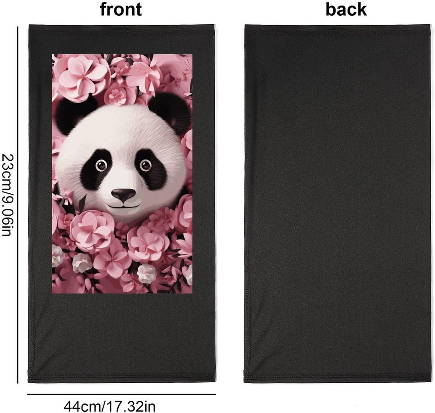Panda Neck Gaiter Face Mask UV Protection for Men Women, Breathable Quick Dry Face Cover Bandana Outdoor Sports Balaclava Wind-Proof for Hiking Skiing Motorcycle Cycling
