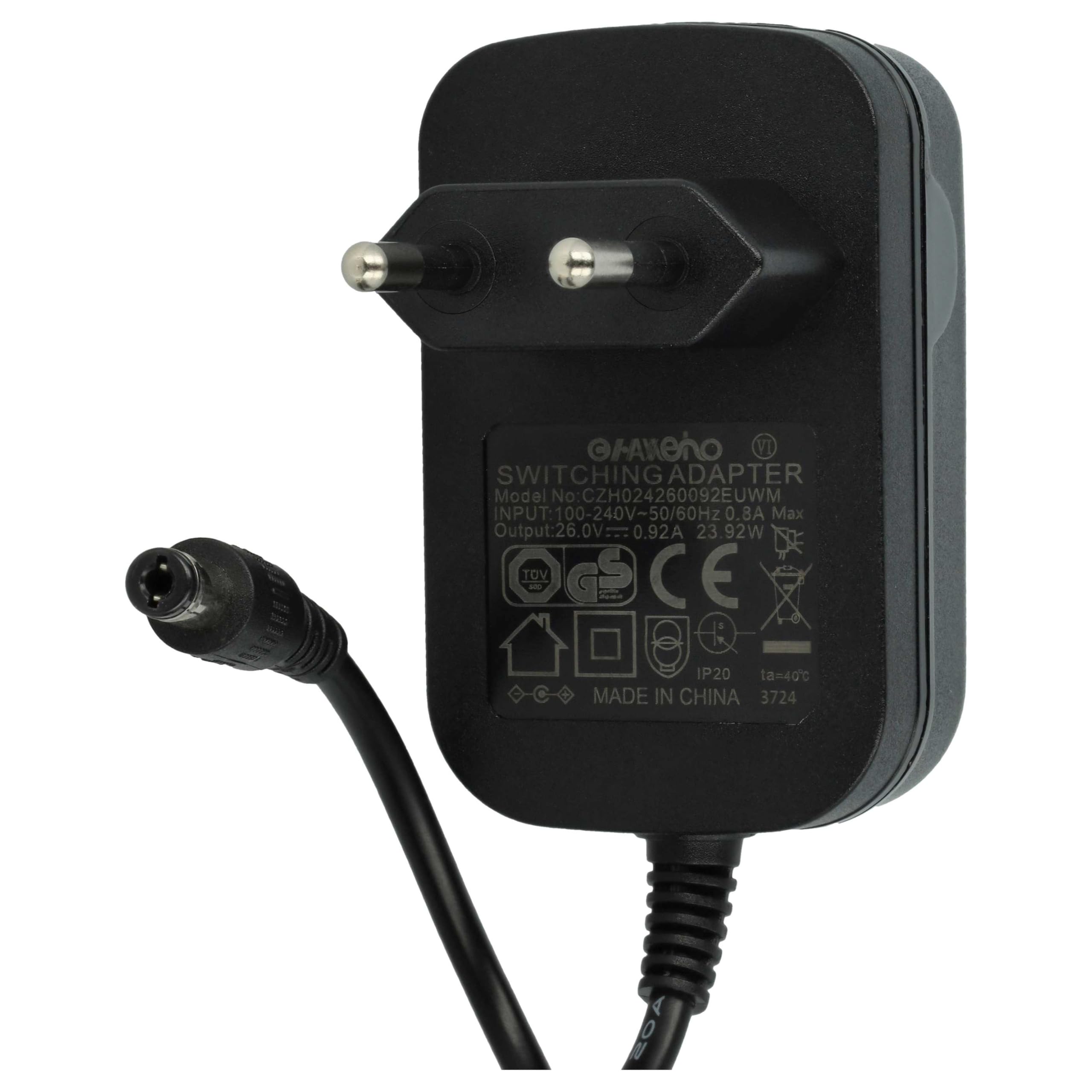 vhbw 2 szt. Zestaw do ładowania zastępuje Hyperice Hypervolt 42000 038-00 do masażu, pistolet do masażu - bateria, ładowarka