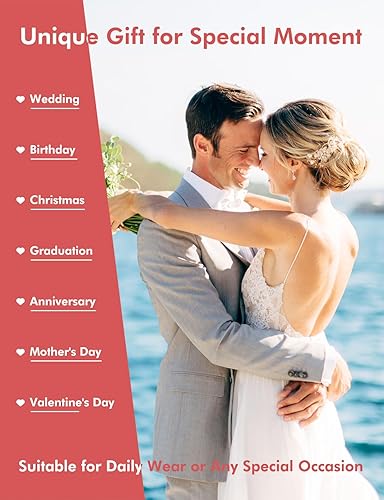 Miniatura 5 de Collar de brújula para mujer, collar de piedra natal de flor de rosa, regalos para esposa, joyería para mujer, novia, mamá, hija