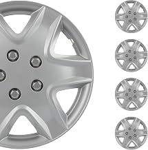 SCITOO 15 inch silver hubcaps image