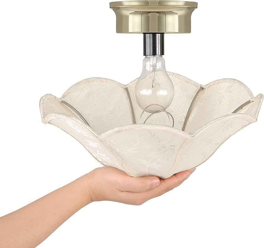 Aspen Creative 52003 Ceiling Clip-on Lamp Shade, Transitional