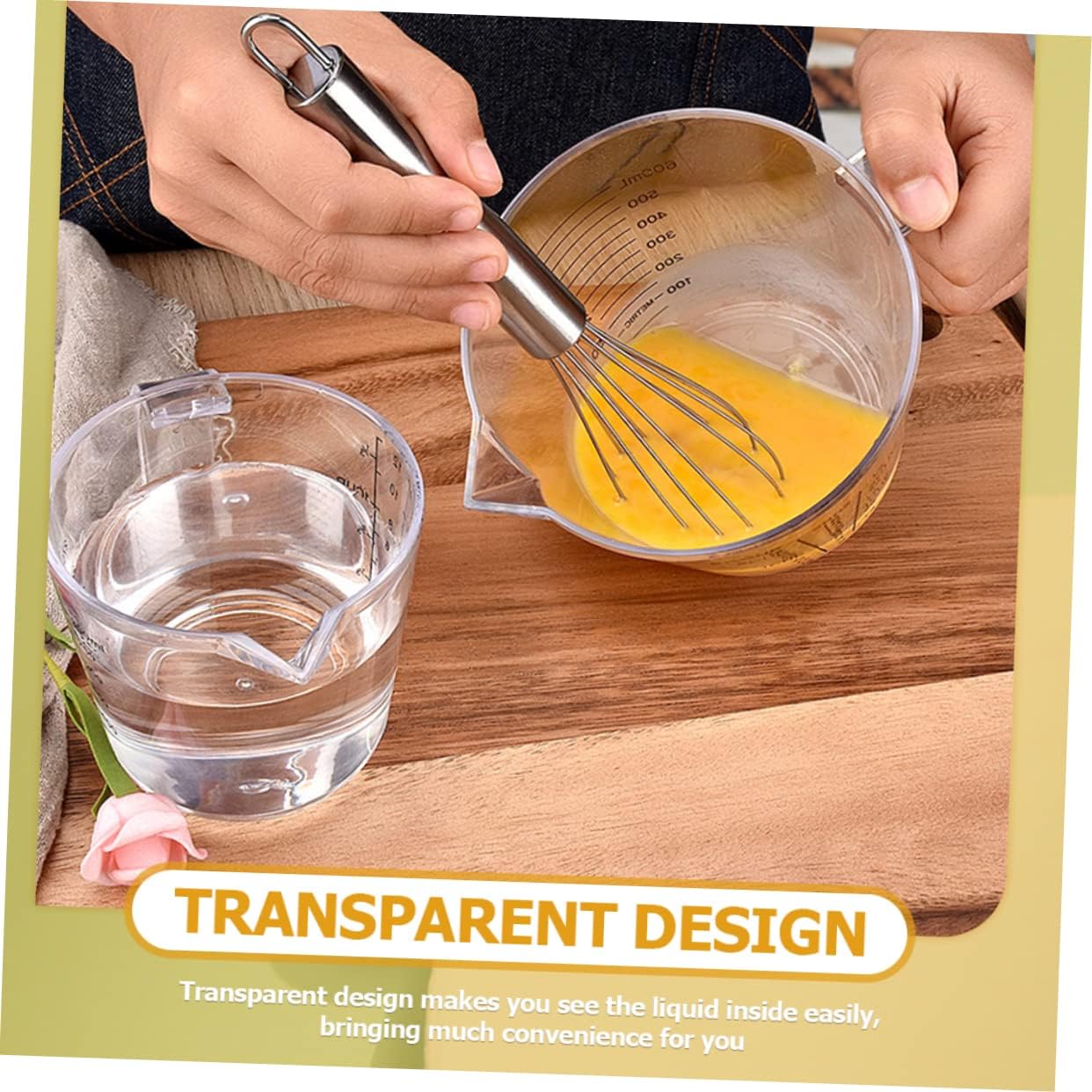 Garneck 20pcs Measuring Cups and Spoons Set Liquid Measure Tool Easy Pour Tip for Cooking and Baking Non-stick Design Scale