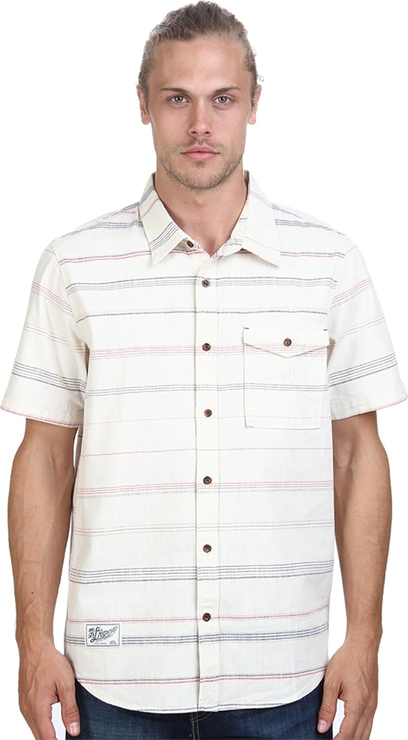 LRG Men's Somali Short Sleeve Woven