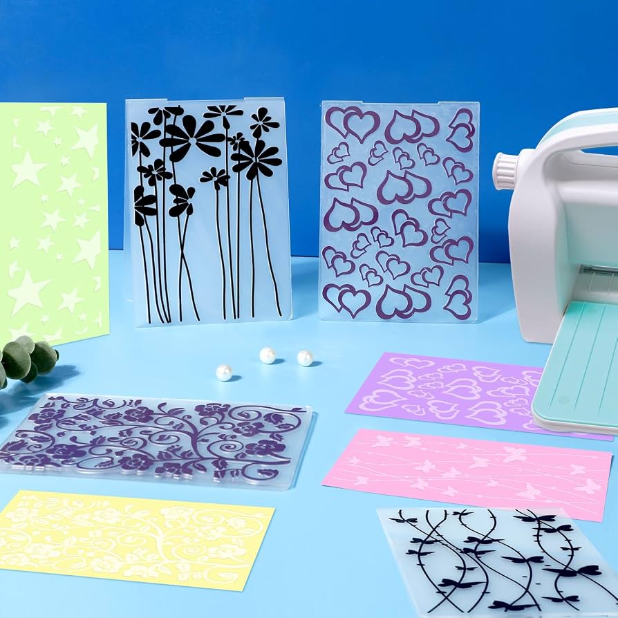 Cartelline per goffratura per scrapbooking, biglietti, 15 x 6 cm, per scrapbooking, stencil, fiori, sfondo fotografico, album fai da te, biglietti, decorazioni
