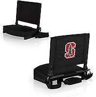 Vista 10 de PICNIC TIME NCAA Georgia Bulldogs Gridiron - Asiento de estadio, ligero, silla plegable portátil para gradas y bancos, (negro)