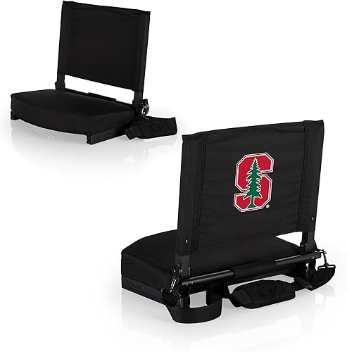 Miniatura 10 de PICNIC TIME NCAA Georgia Bulldogs Gridiron - Asiento de estadio, ligero, silla plegable portátil para gradas y bancos, (negro)