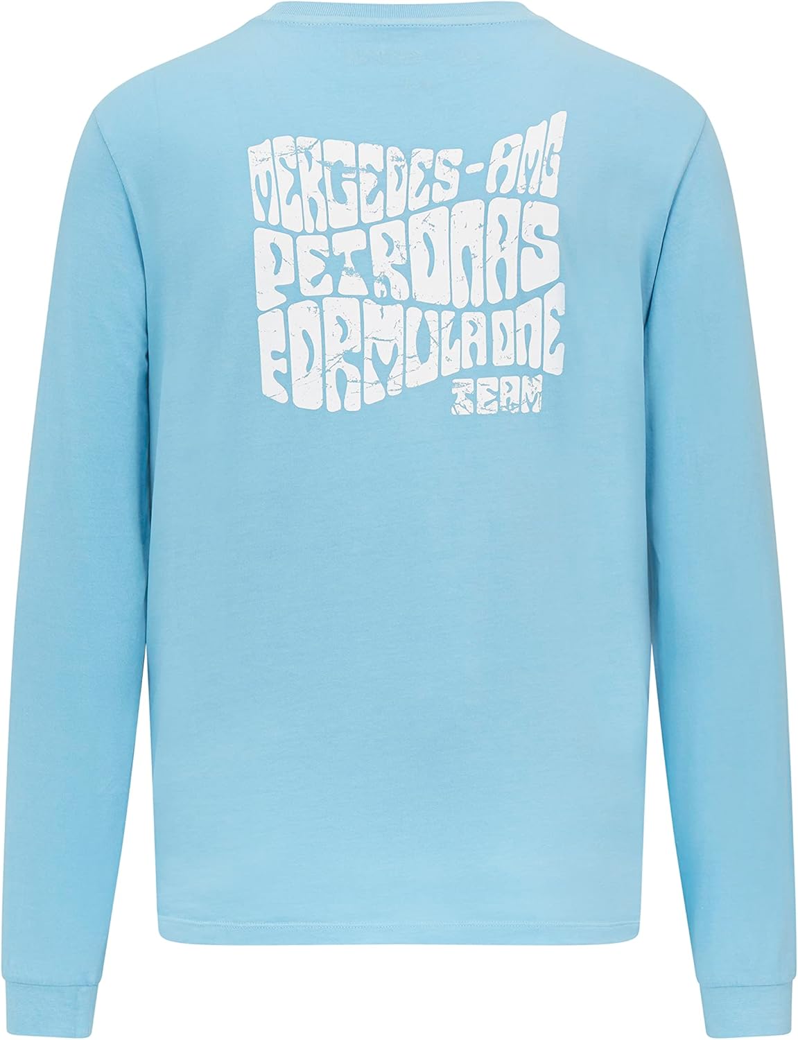 Mercedes AMG Petronas Formula One Team - Retro Long Sleeve T-Shirt - Blue - Size: XL - Image 3