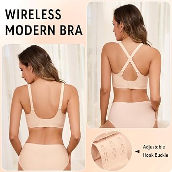 Soutien-gorge Sans Armature Ganado - Bralette Sexy Col En V Avec Rembourrage Amovible