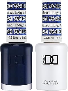 DND Gel Polish Set, Purple Collection, UV/LED GelPolish and Air Dry Nail Lacquer, Matching Chip-Free Polish Duo, 0.5 Fl Oz Each