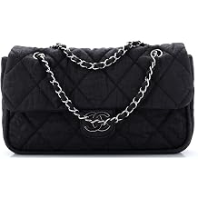 Pre-Loved Le Marais Ligne Flap Bag Medium, Black