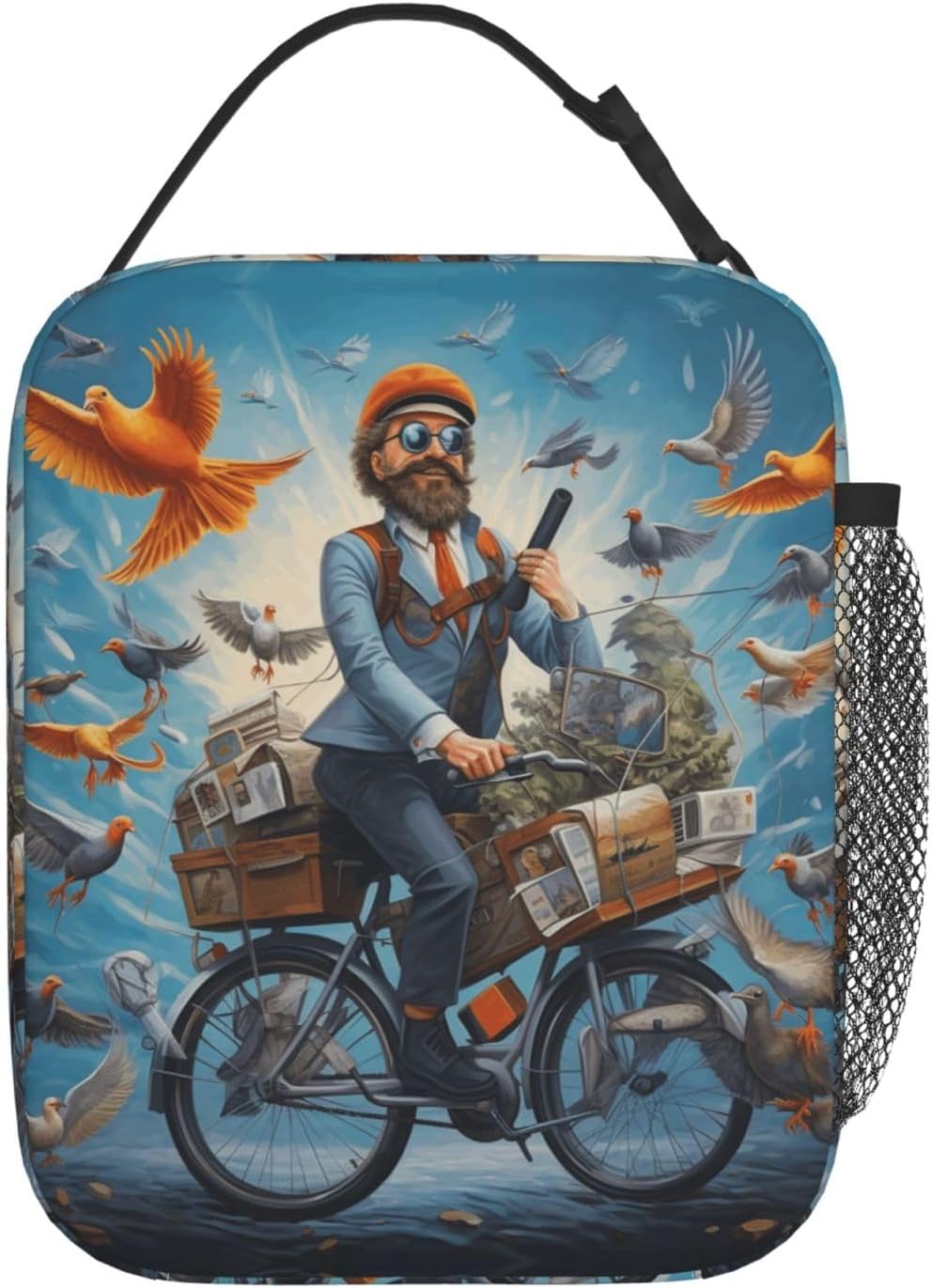 Lunch Bag for Men Women Adults Insulated Lunch Box,Leakproof Cooler Food Lunch Containers Most Popular Person Reusable Lunch Tote Bags Cute LunchBox for Work, Travel, Outdoor image 2