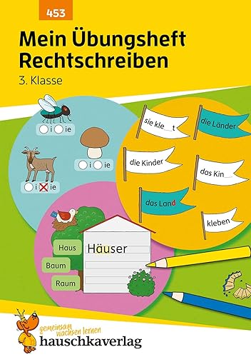 Mein Übungsheft Rechtschreiben 3. Klasse: Deutsch-Aufgaben mit Lösungen - Schreiben üben (Lernhefte zum Üben und Wiederholen, Band 453)