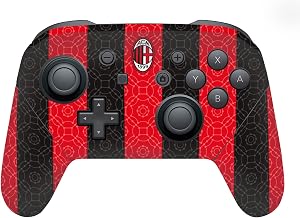 Head Case Designs Officially Licensed AC Milan Home 2020/21 Crest Kit Vinyl Sticker Gaming Skin Decal Cover Compatible with Nintendo Switch Pro Controller