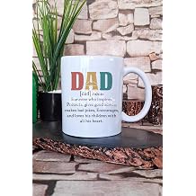 Dad Noun 3 Bask l  Babaya  zel Tan m Babalar G n  Hediyelik Bask l   ay Kahve Sunum Kupa Bardak, QBM5388