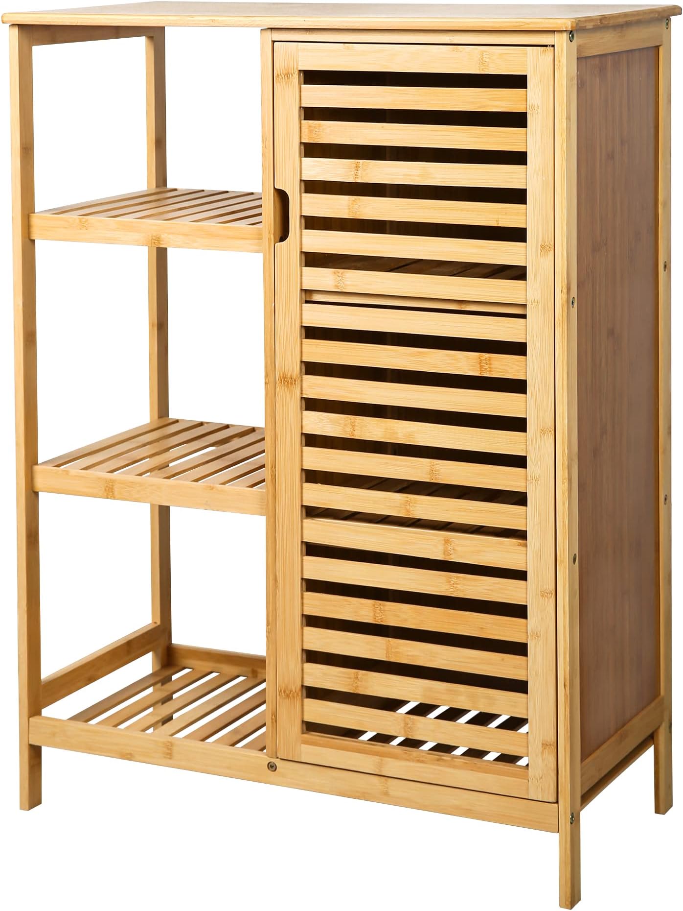 Relaxdays Waschbeckenunterschrank, 60x60x30 Cm – Mit 2 Fächern, Siphon-Aussparung & Seilgriffen