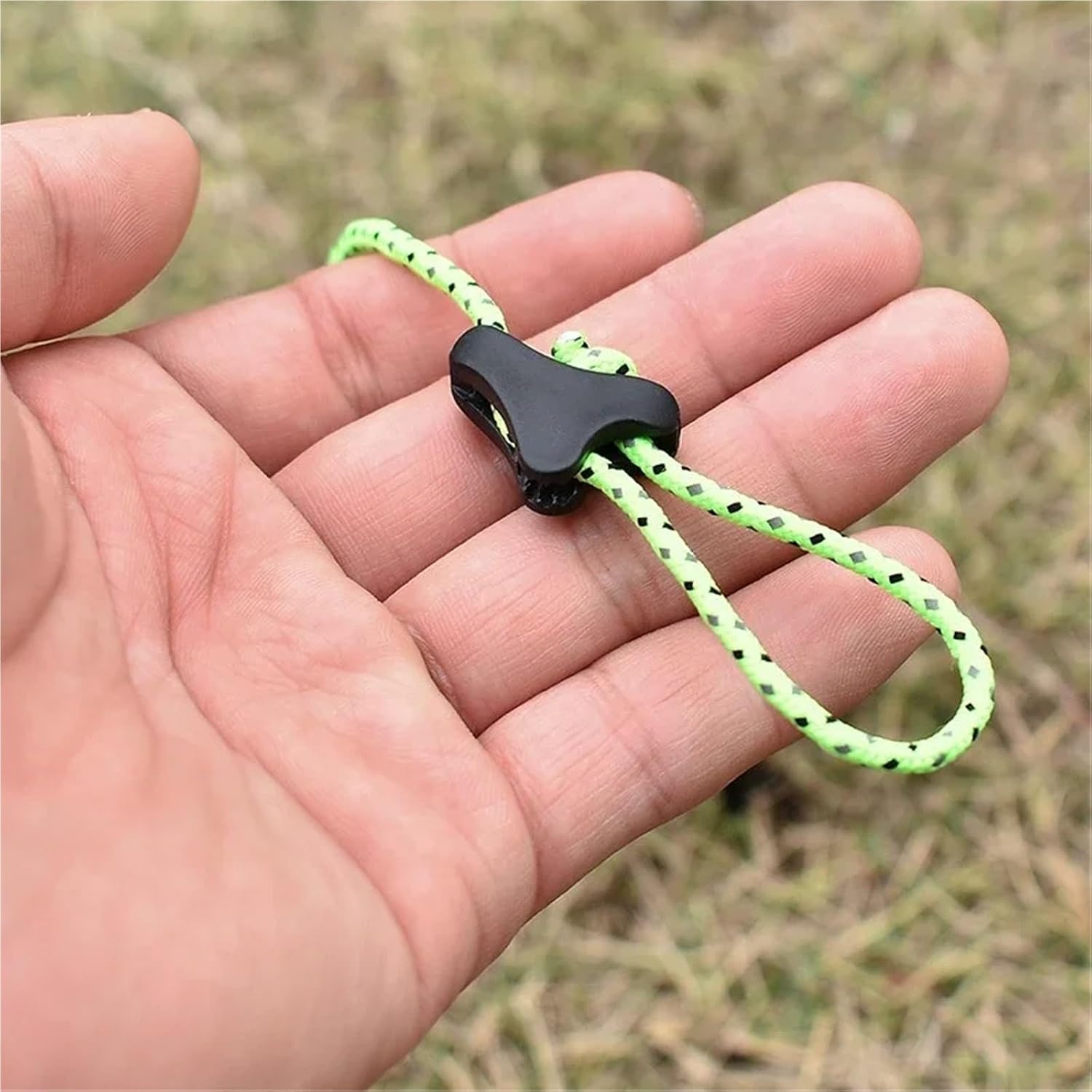 Guyline Tensioner 250/500 PCS Tent Awning Rope Fastener Wind Rope Buckles Camping for Outdoor(500PCS)