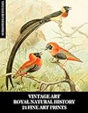 Vintage Art: Royal Natural History: 24 Fine Art Prints: Animal Ephemera for Collages, Decoupage, Framing, Junk Journals and Mixed Media