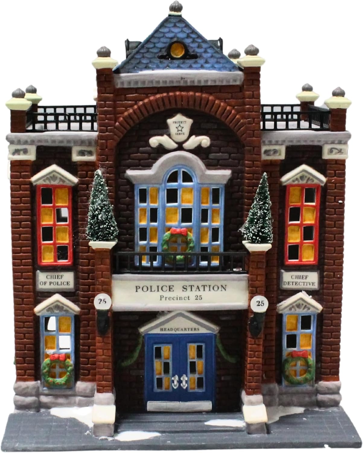 Unlock the Magic of Christmas: A Review of Dept 56 Heritage Village's Precinct 25 Police Station