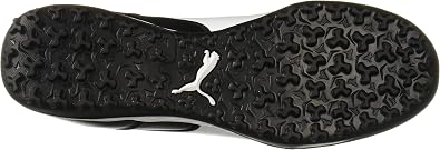 PUMA Men's KING TOP TURF TRAINING Soccer Shoe, Puma Black-Puma White, 4