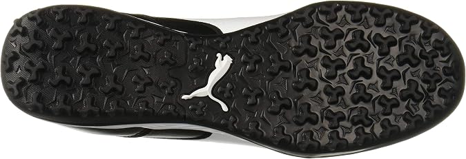 PUMA Men's KING TOP TURF TRAINING Soccer Shoe, Puma Black-Puma White, 4