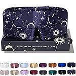 DROWSY Silk Sleep Mask - Face-Hugging, Padded Cocoon for Luxury Sleep in Total Darkness - 100% Pure Mulberry Silk (Cosmic Energy)