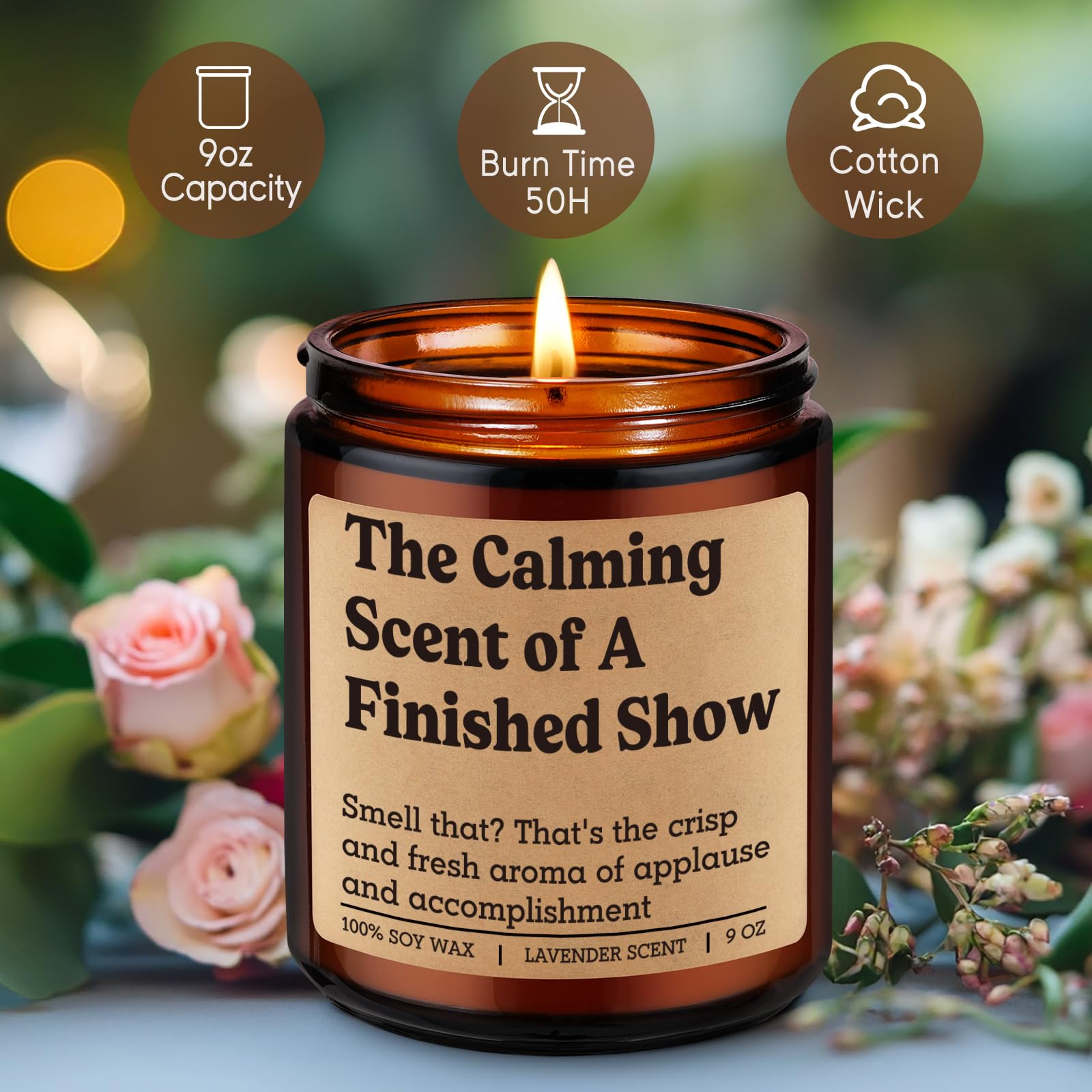 Fairy's Gift Candle, Dance Recital Gifts for Dancer, Dancing Essentials for Pole Dance Teacher, Instructor, Coach - Dancing Team Girls Graduation, Competition, Finished Show Gifts for Performer