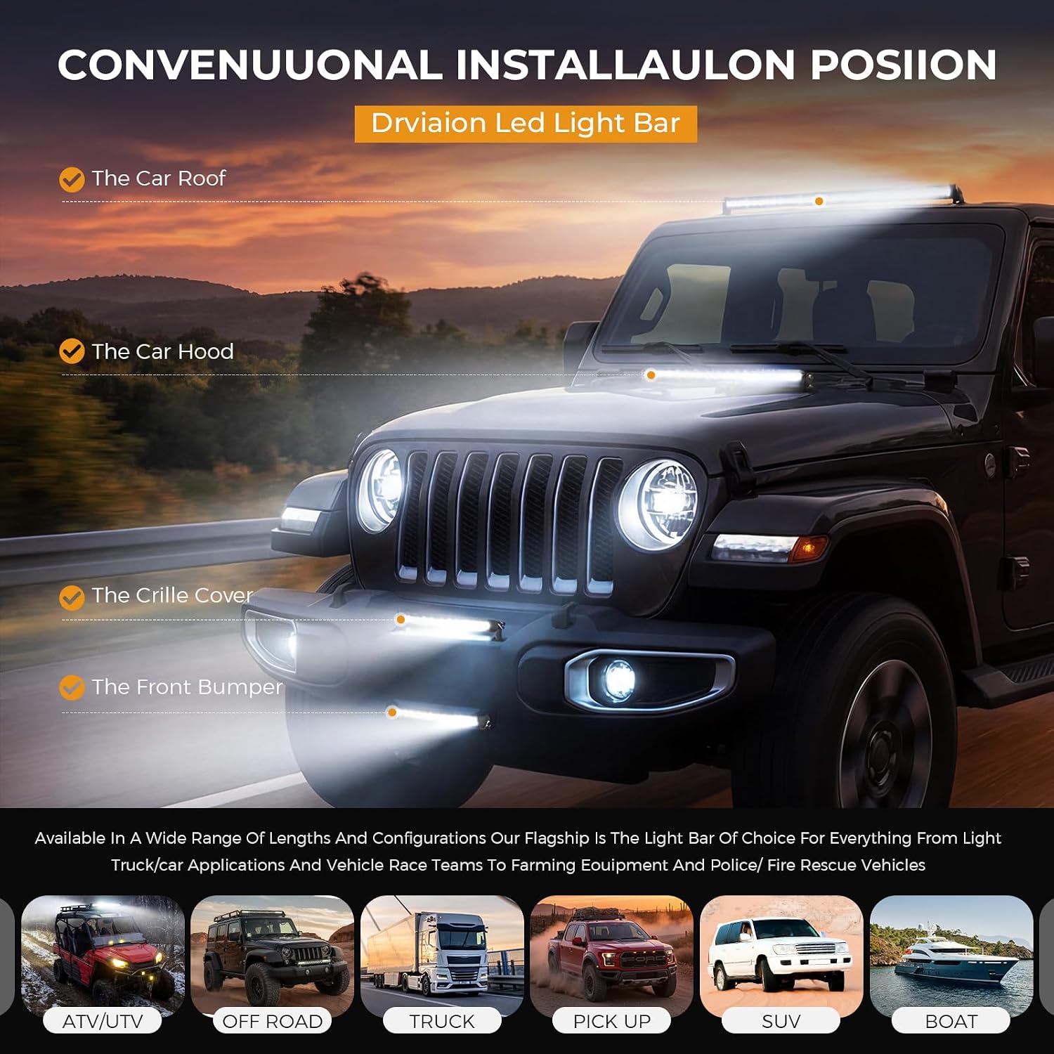 Light Bars for Trucks - 21Inch Ultra Slim LED Light Bar 12V 24V Spot Flood Combo Off Road Driving Fog Lights Waterproof Roof Bumper Lamp for Tractor ATV UTV Pickup Cart SUV (2 Pack)