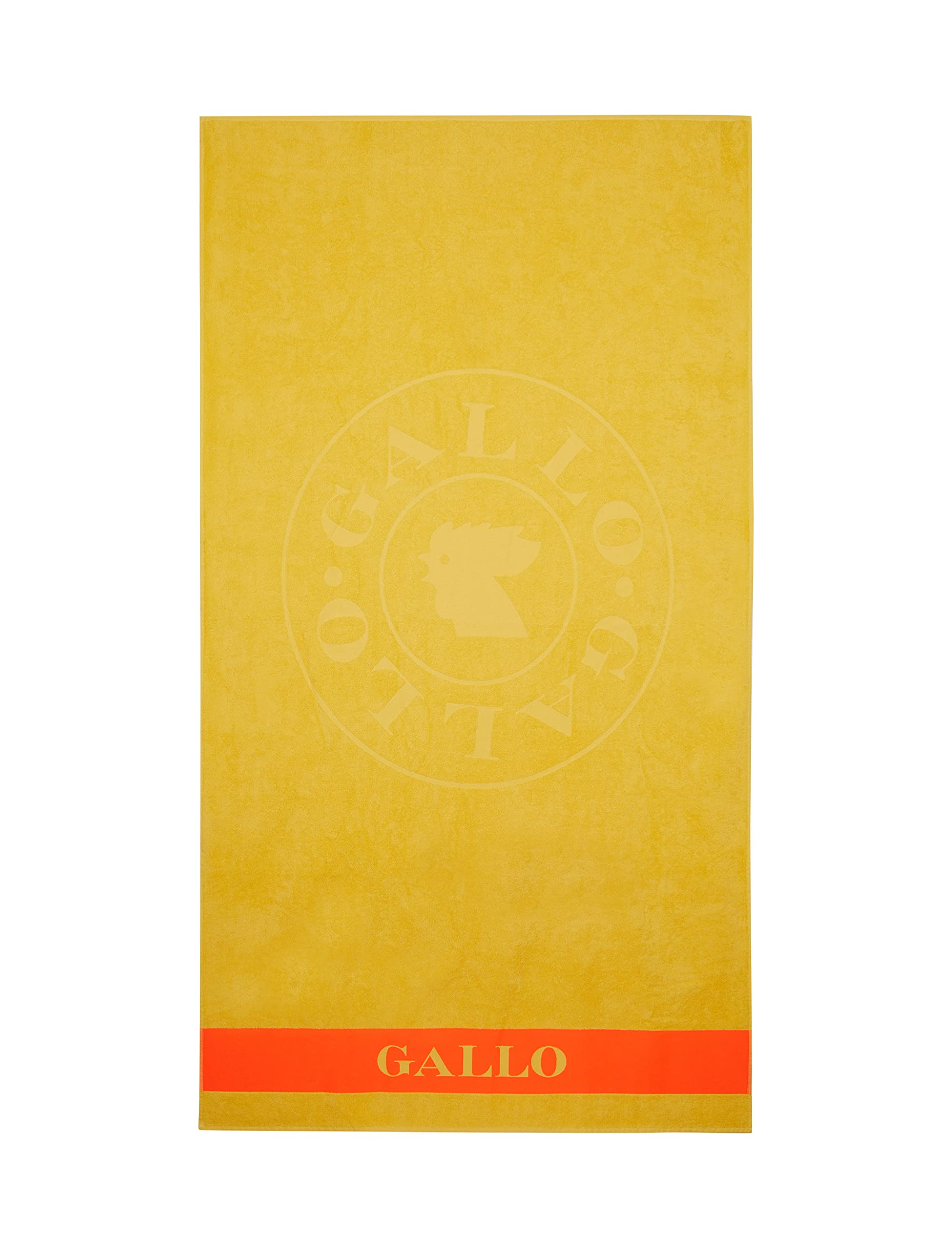 Gallo Unisex beach towel hand-made in Italy from soft cotton terry cloth