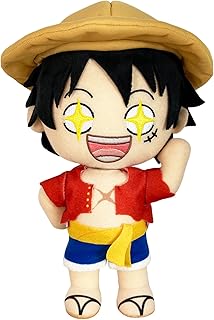 Great Eastern Entertainment One Piece - Monkey D. Luffy Change Face Plush 8" H